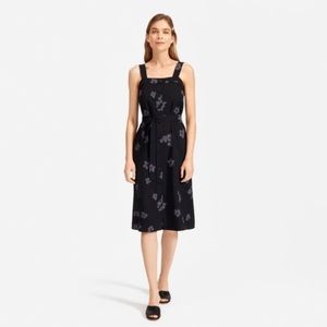 Everlane Women's Black Japanese Goweave Picnic Drs 8